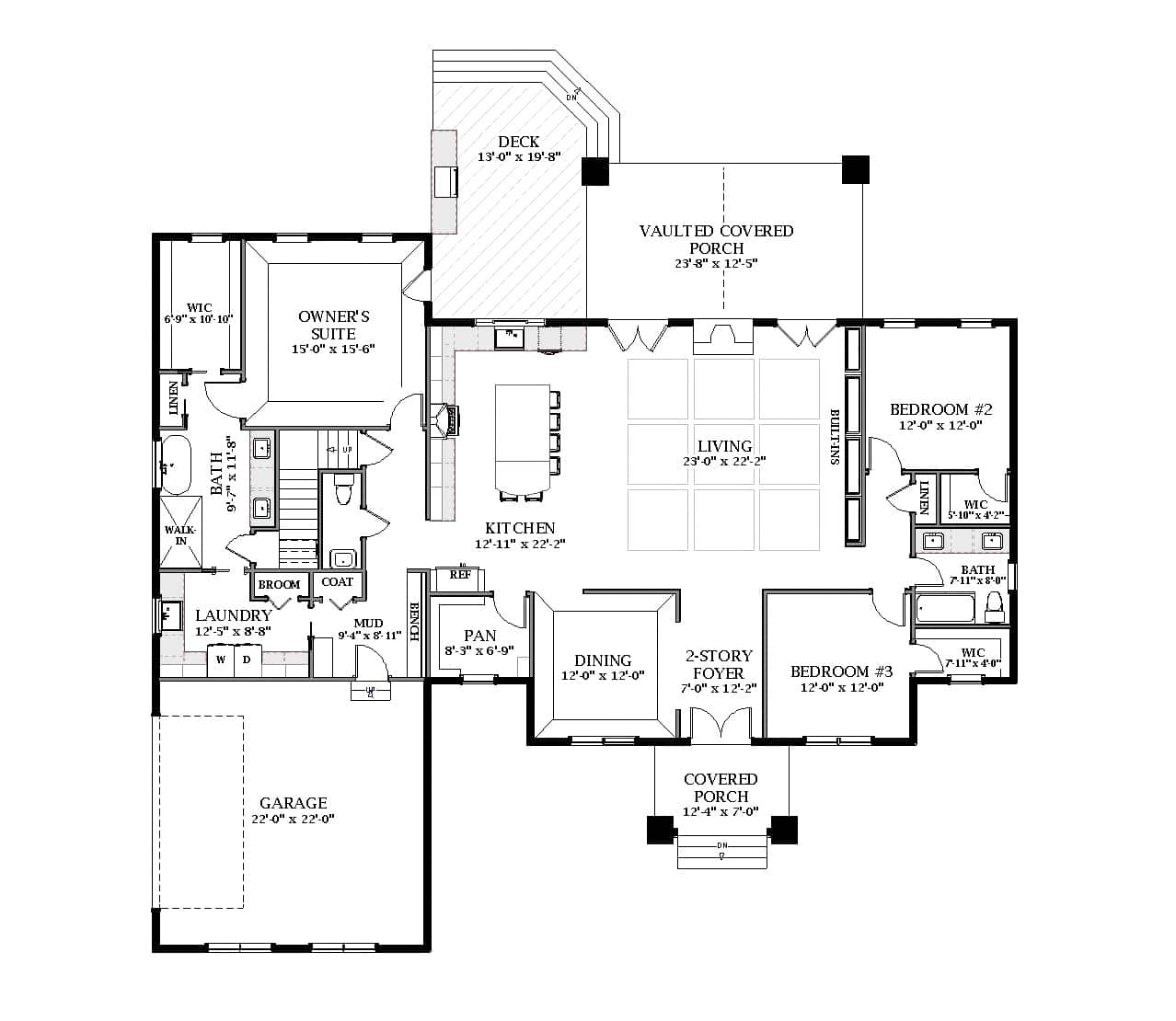 Main Level of Transitional Plan #189-1151