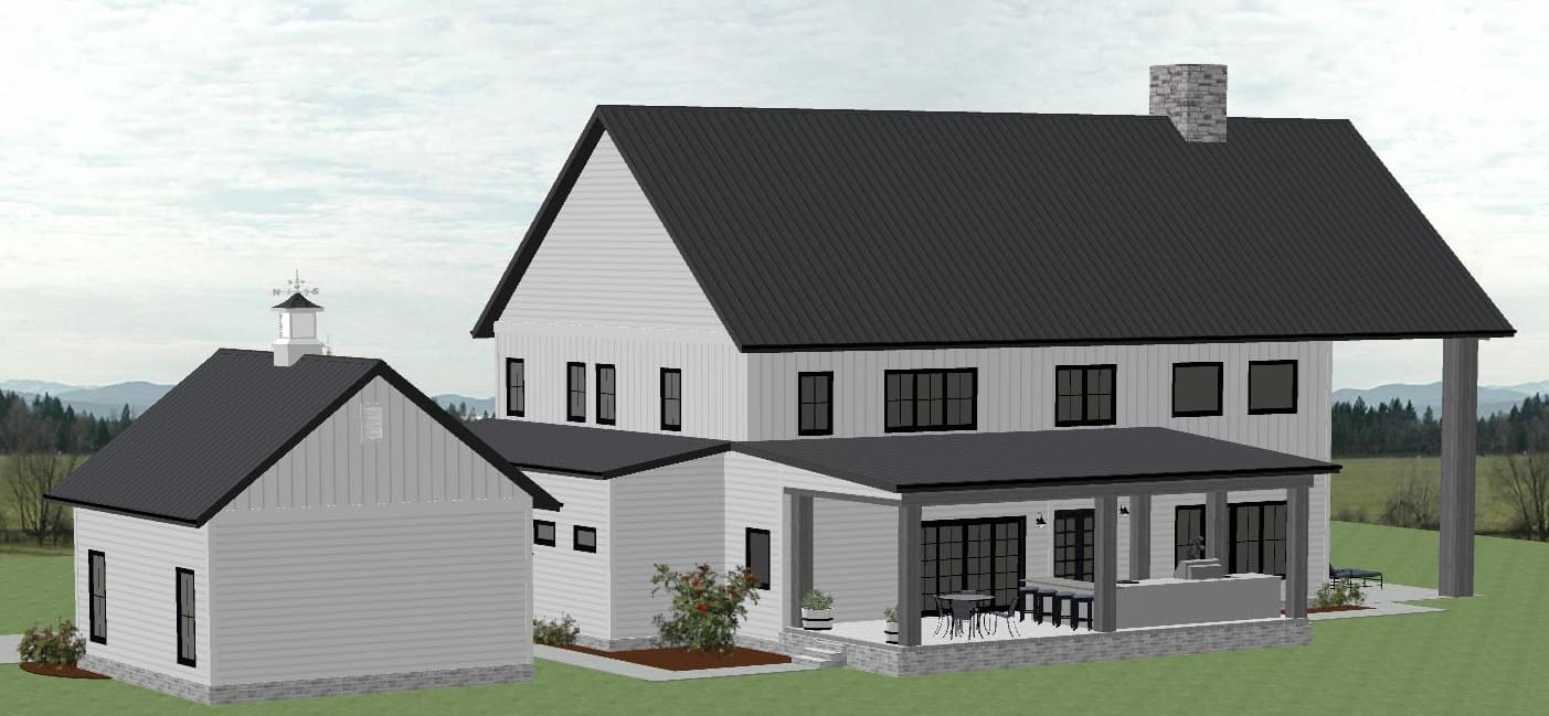 Right Side View of this 4-Bedroom,3399 Sq Ft Plan -189-1152