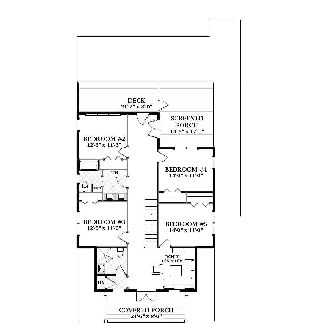 Upper Level of Coastal Plan #189-1164