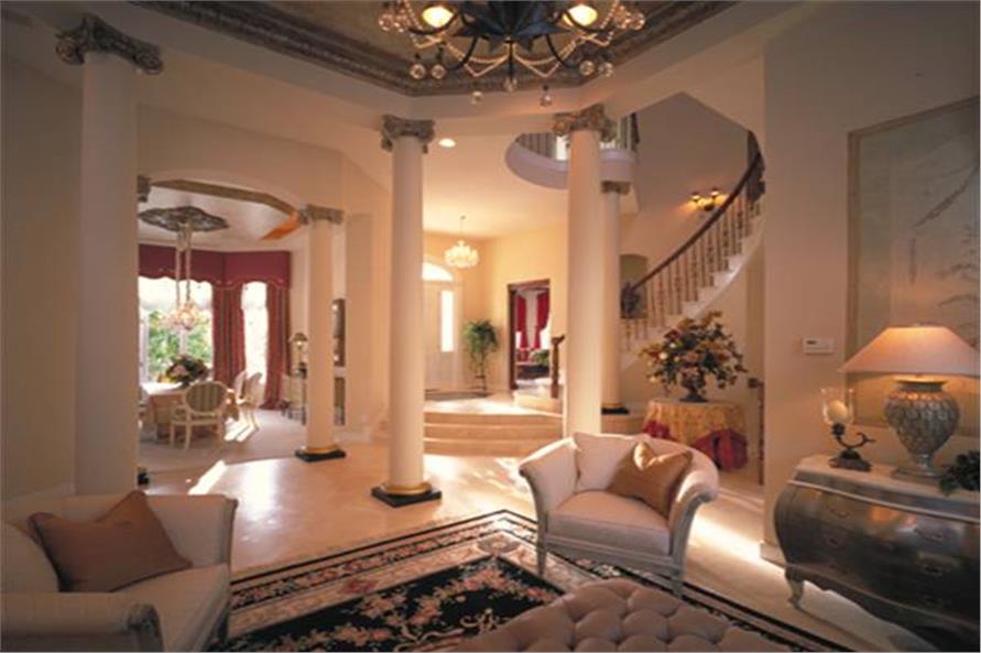 Entry Hall: Foyer of this 5-Bedroom,6462 Sq Ft Plan -6462
