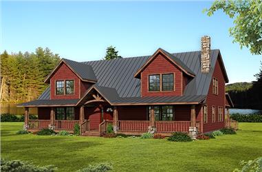 3-Bedroom, 2622 Sq Ft Farmhouse House - Plan #191-1036 - Front Exterior