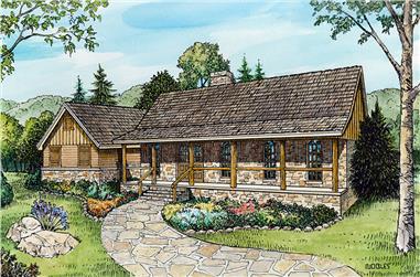 3-Bedroom, 1917 Sq Ft Country House Plan - 192-1010 - Front Exterior