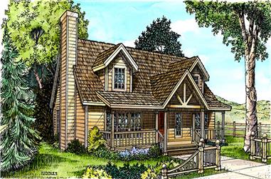3-Bedroom, 1624 Sq Ft Bungalow House Plan - 192-1012 - Front Exterior