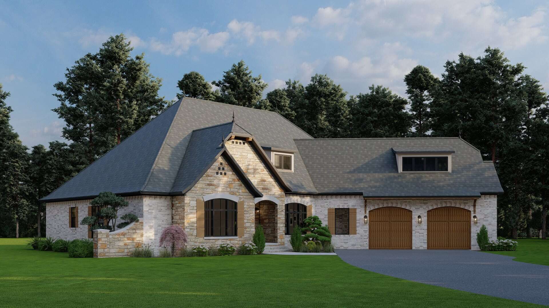 Left Side View of this 4-Bedroom,2647 Sq Ft Plan -193-1000