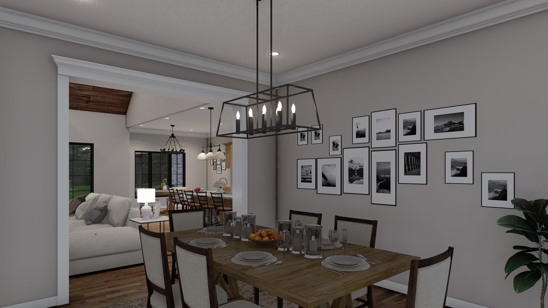 Dining Room of this 4-Bedroom,2647 Sq Ft Plan -193-1000