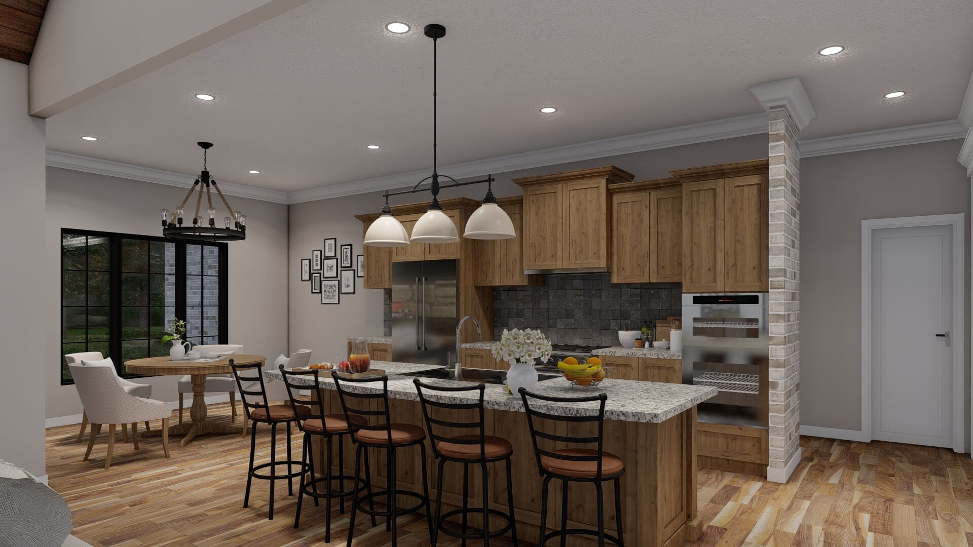 Kitchen of this 4-Bedroom,2647 Sq Ft Plan -193-1000