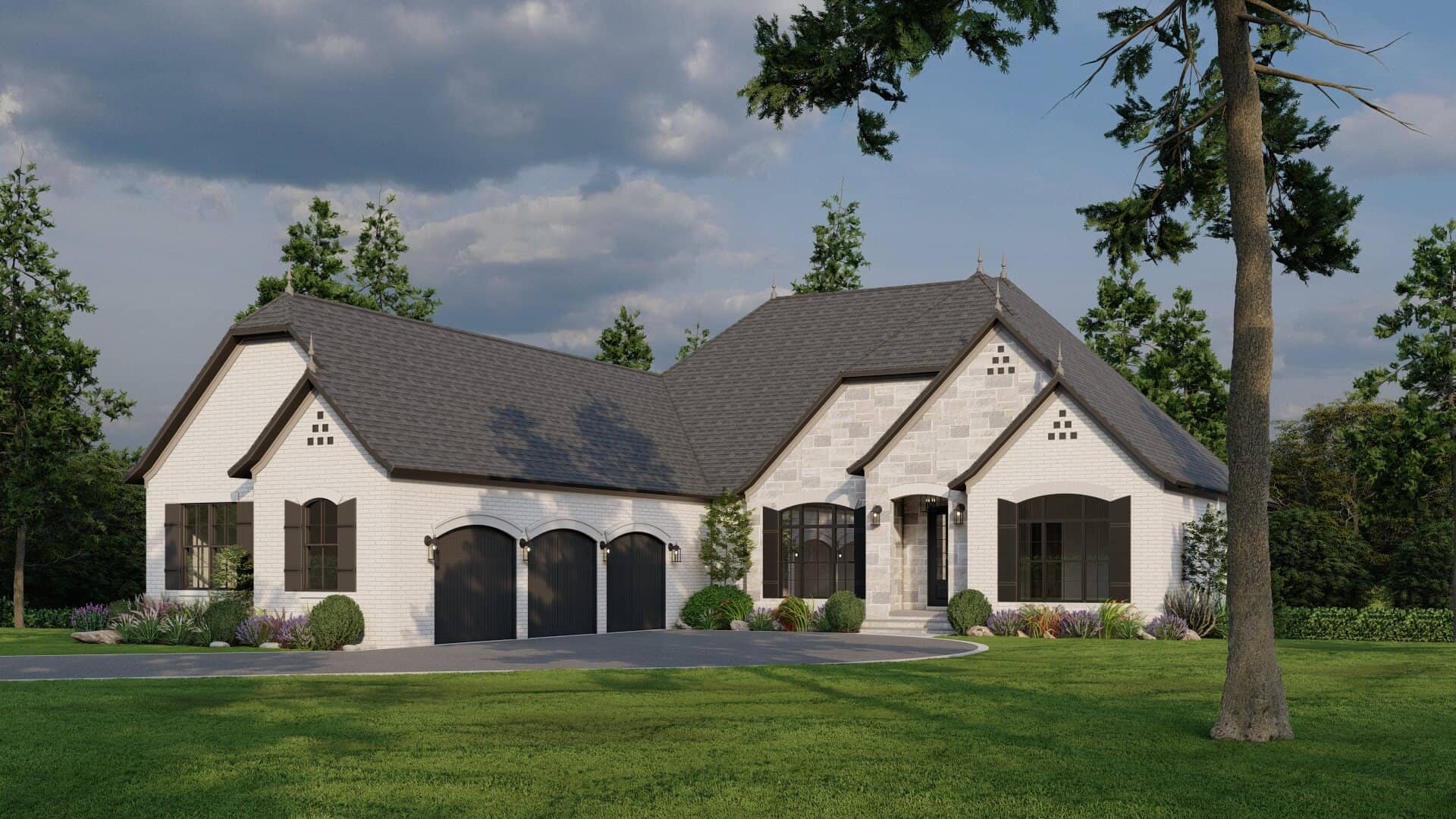Right Side View of this 4-Bedroom,4035 Sq Ft Plan -193-1001