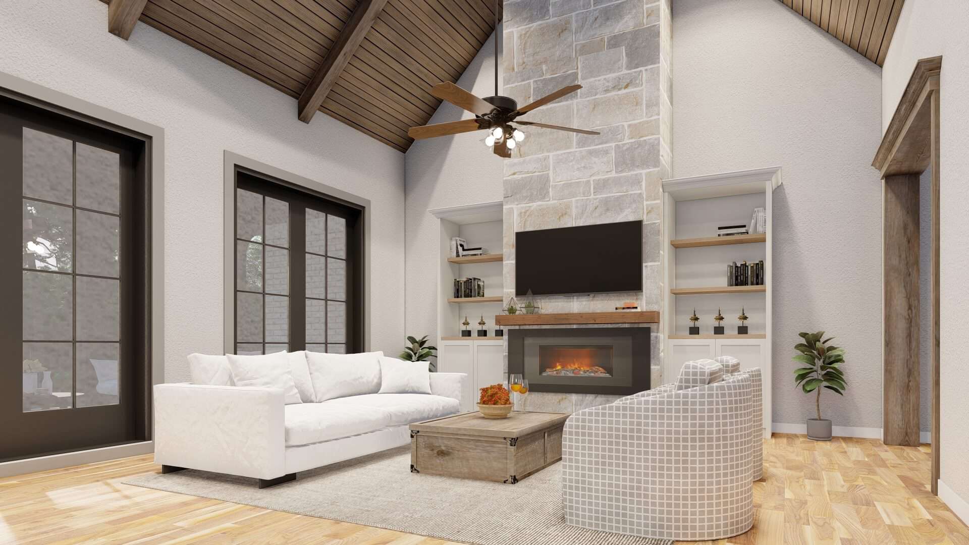 Great Room of this 4-Bedroom,4035 Sq Ft Plan -193-1001