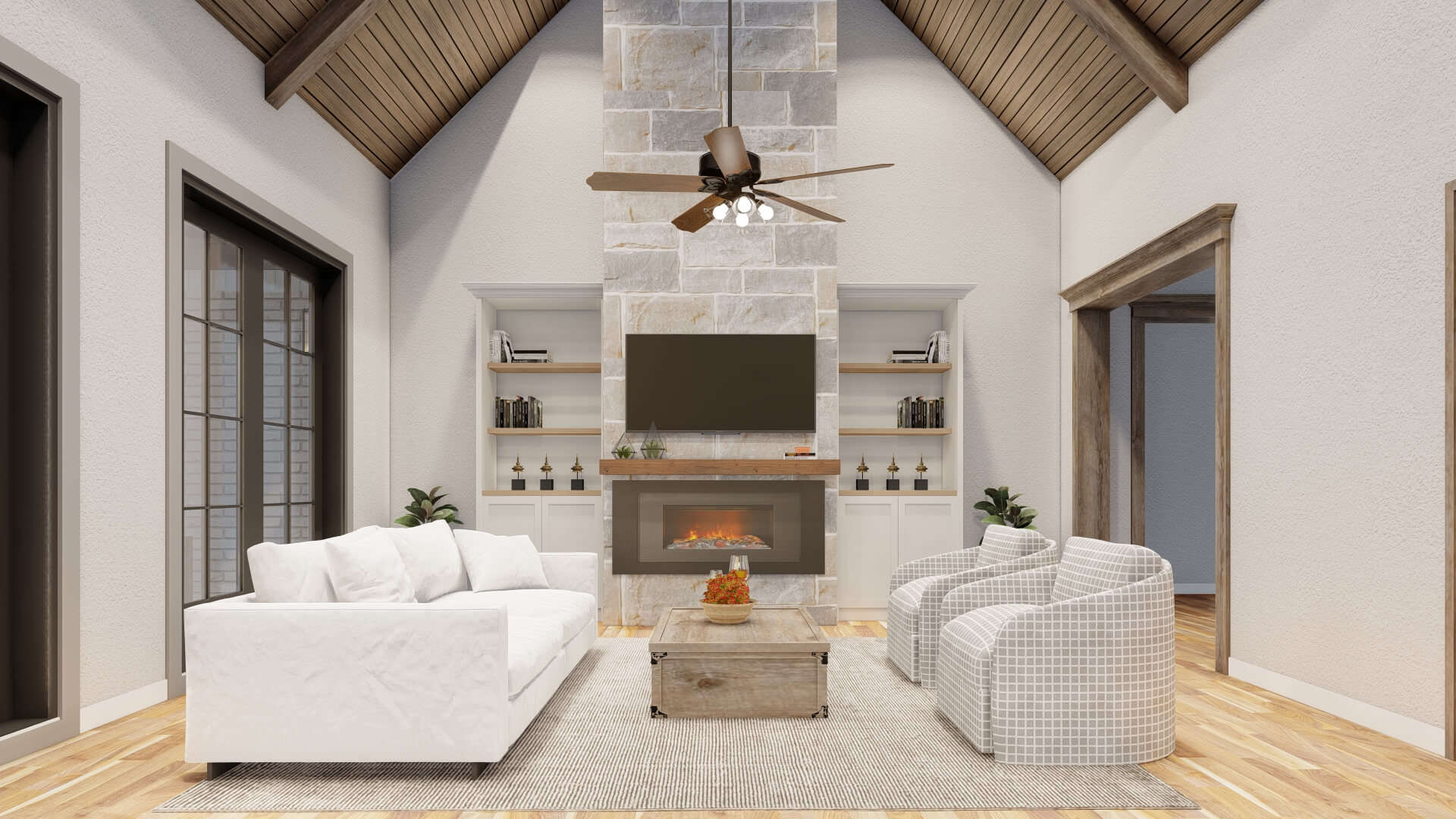 Great Room of this 4-Bedroom,4035 Sq Ft Plan -193-1001