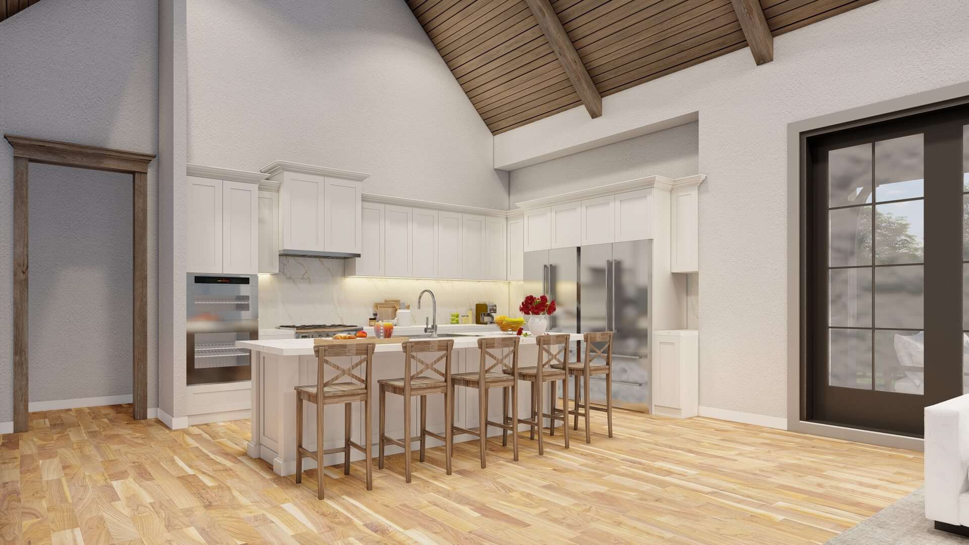 Kitchen: Kitchen Island of this 4-Bedroom,4035 Sq Ft Plan -193-1001