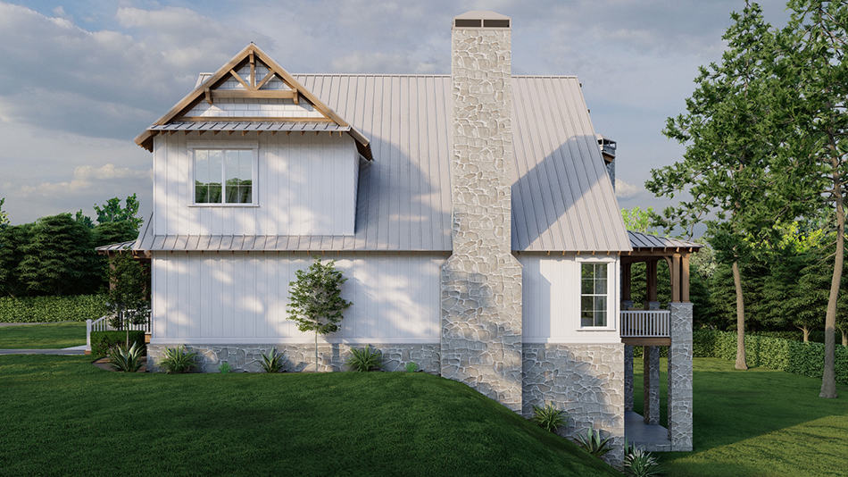 Right Side View of this 3-Bedroom,2008 Sq Ft Plan -193-1015