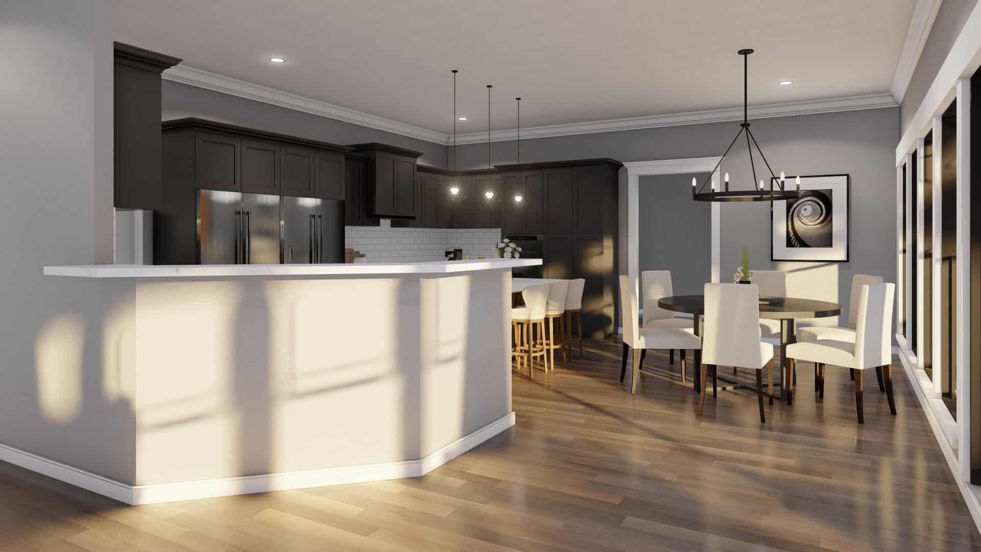 Dining Room of this 4-Bedroom,3925 Sq Ft Plan -193-1028