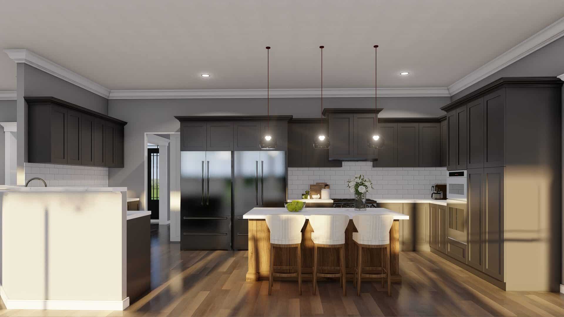 Kitchen of this 4-Bedroom,3925 Sq Ft Plan -193-1028