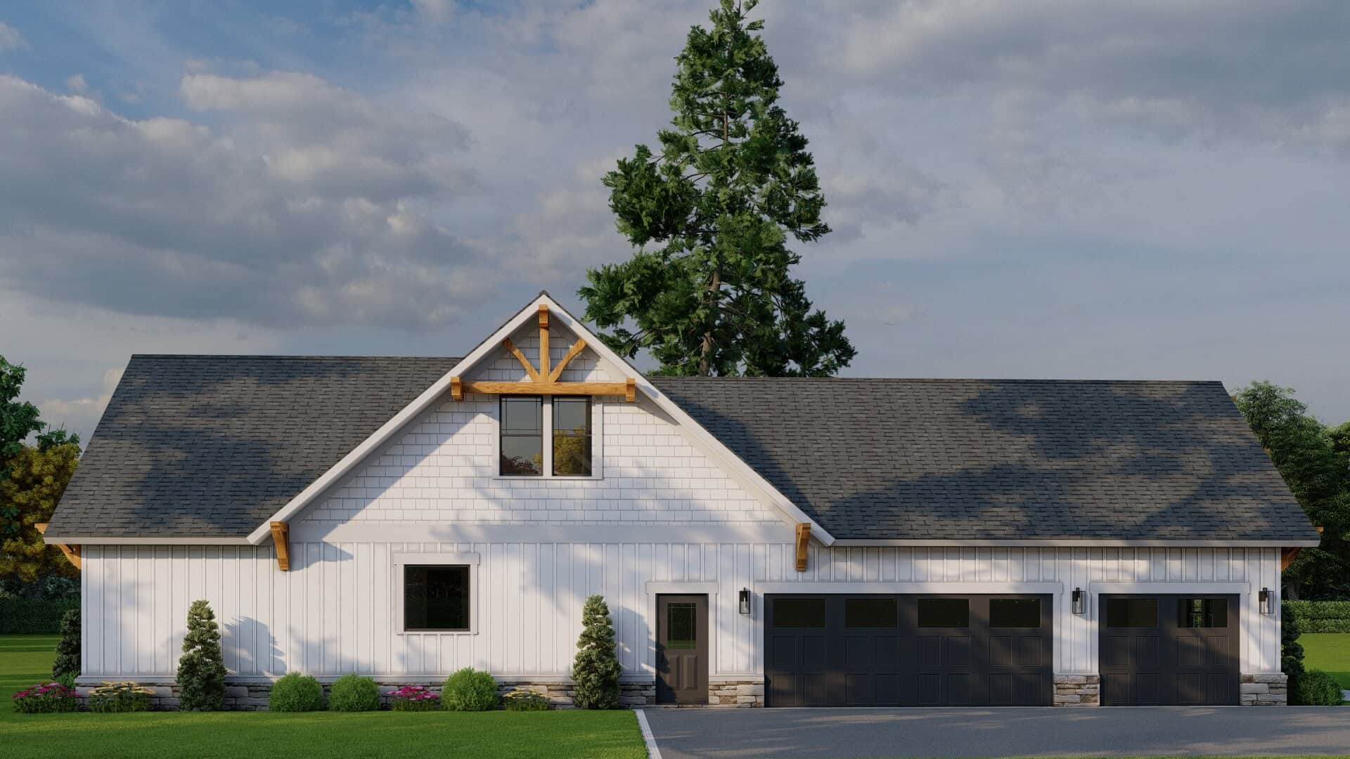 Left Side View of this 4-Bedroom,3925 Sq Ft Plan -193-1028