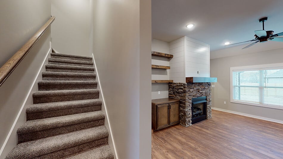 Stairs of this 3-Bedroom,1640 Sq Ft Plan -193-1033