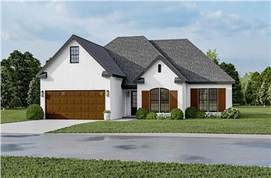3-Bedroom, 1660 Sq Ft Southern House - Plan #193-1033 - Front Exterior