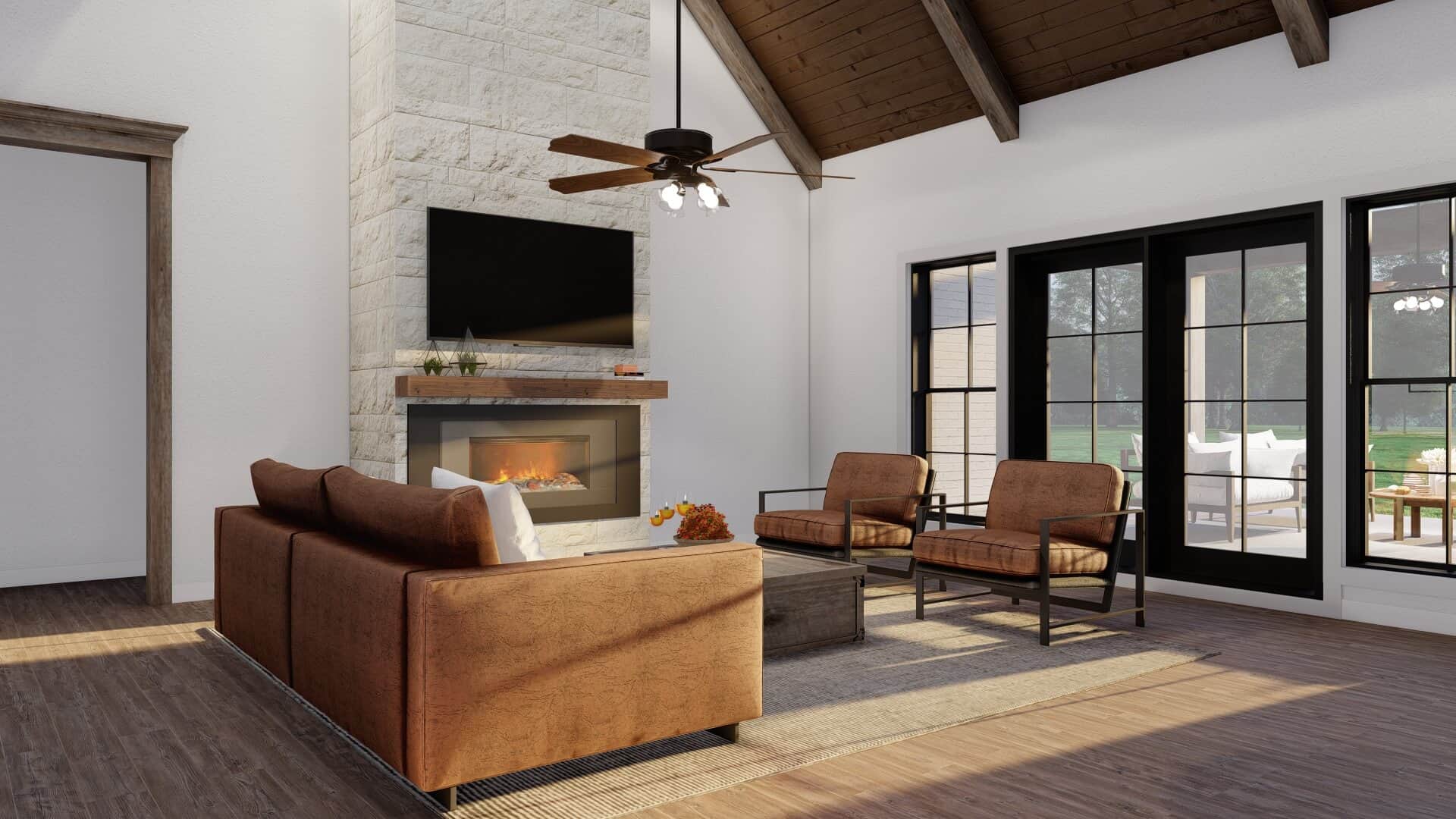 Great Room of this 3-Bedroom,2410 Sq Ft Plan -193-1034