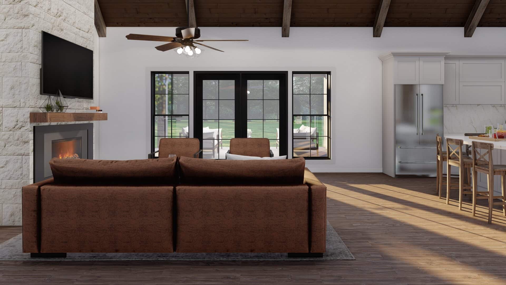 Great Room of this 3-Bedroom,2410 Sq Ft Plan -193-1034