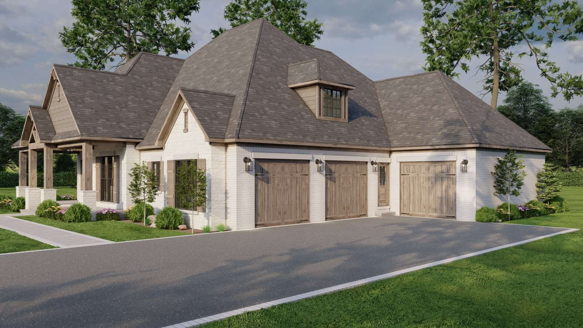 Right Side View of this 3-Bedroom,2410 Sq Ft Plan -193-1034