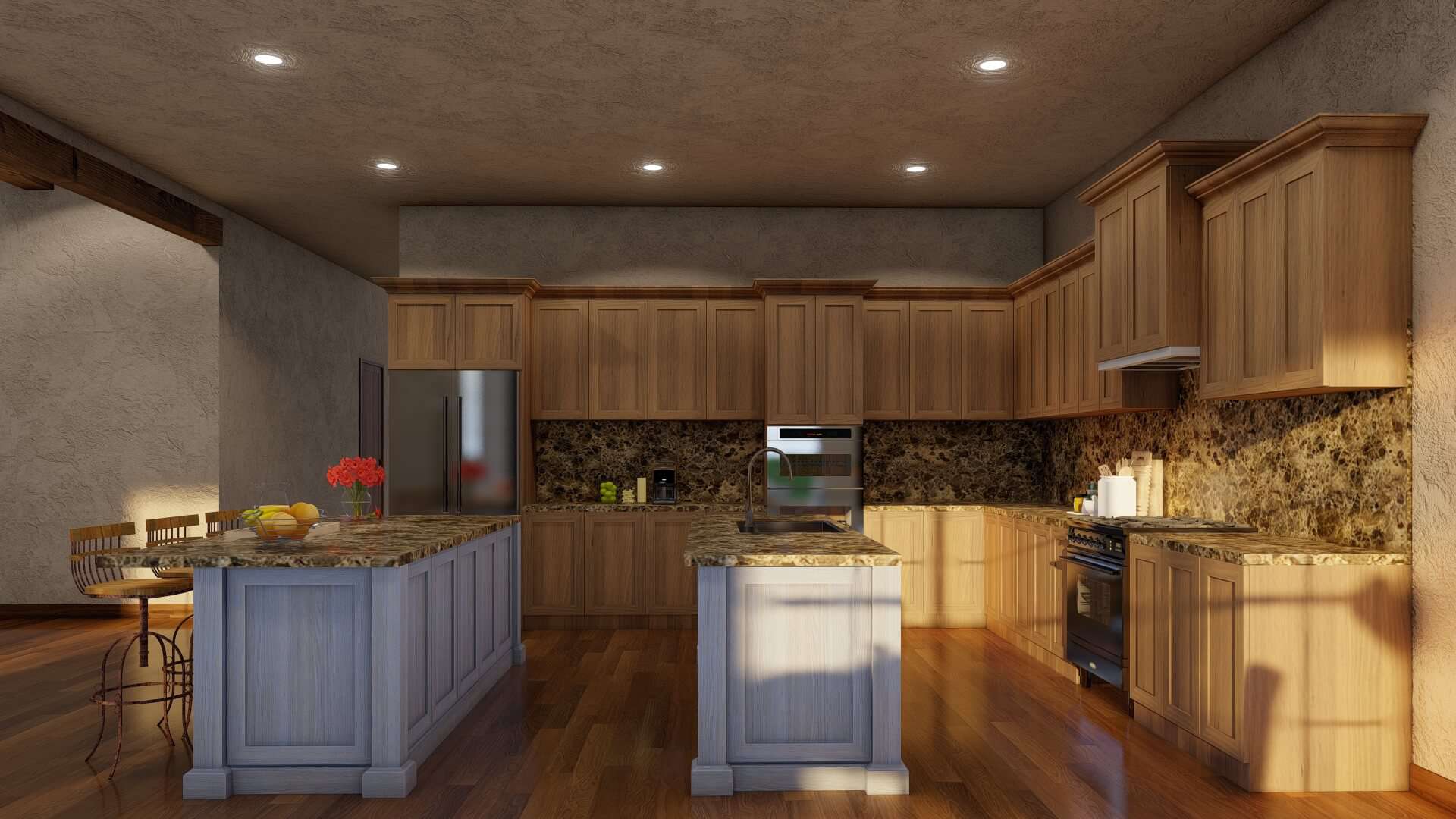 Kitchen of this 4-Bedroom,3213 Sq Ft Plan -193-1036