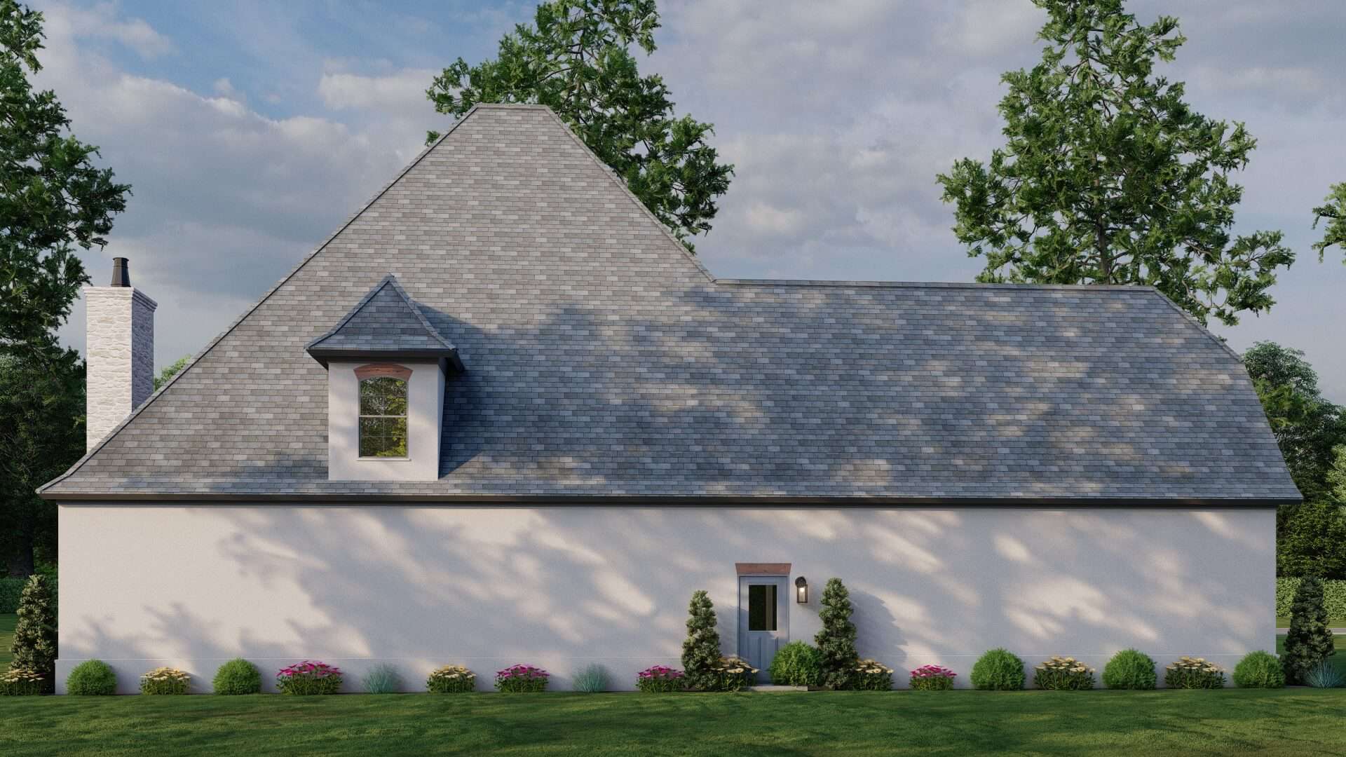 Left Side View of this 4-Bedroom,3213 Sq Ft Plan -193-1036