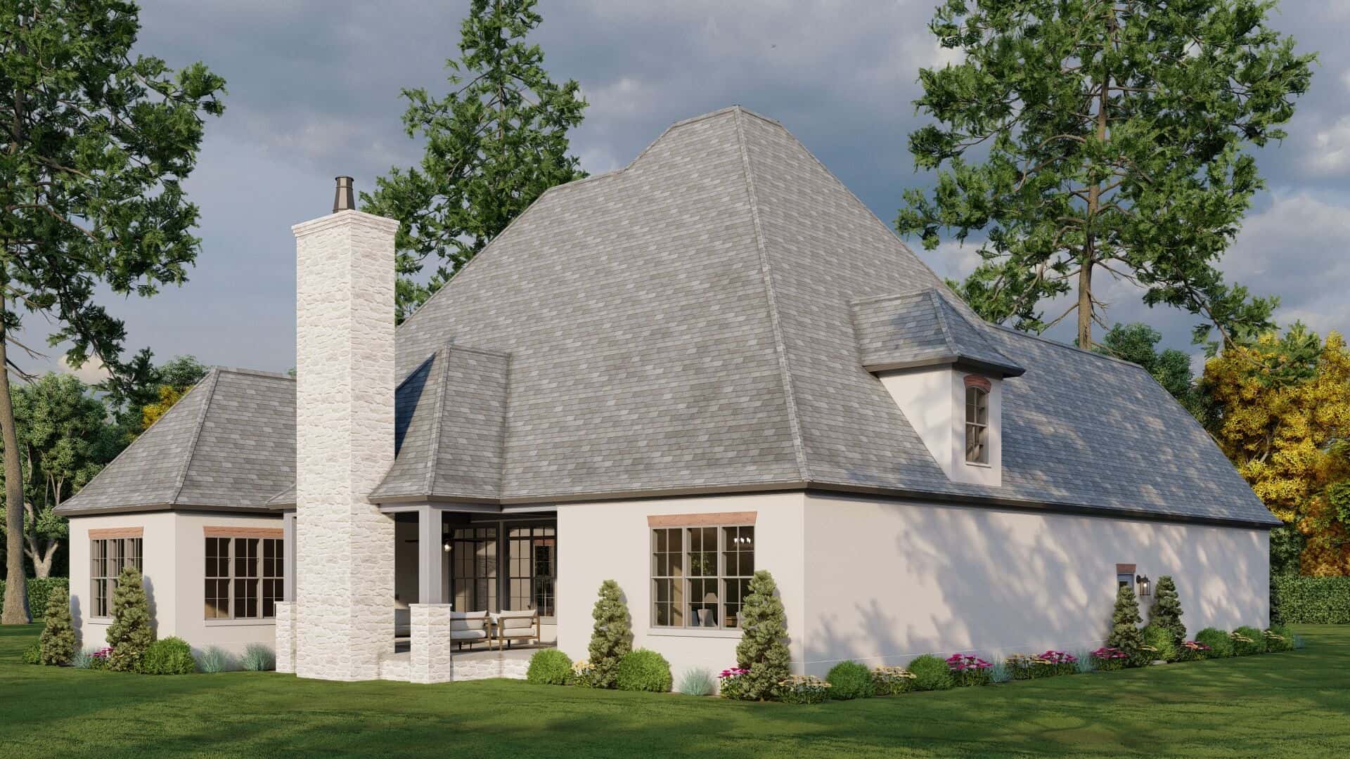 Home Exterior Photograph of this 4-Bedroom,3213 Sq Ft Plan -193-1036