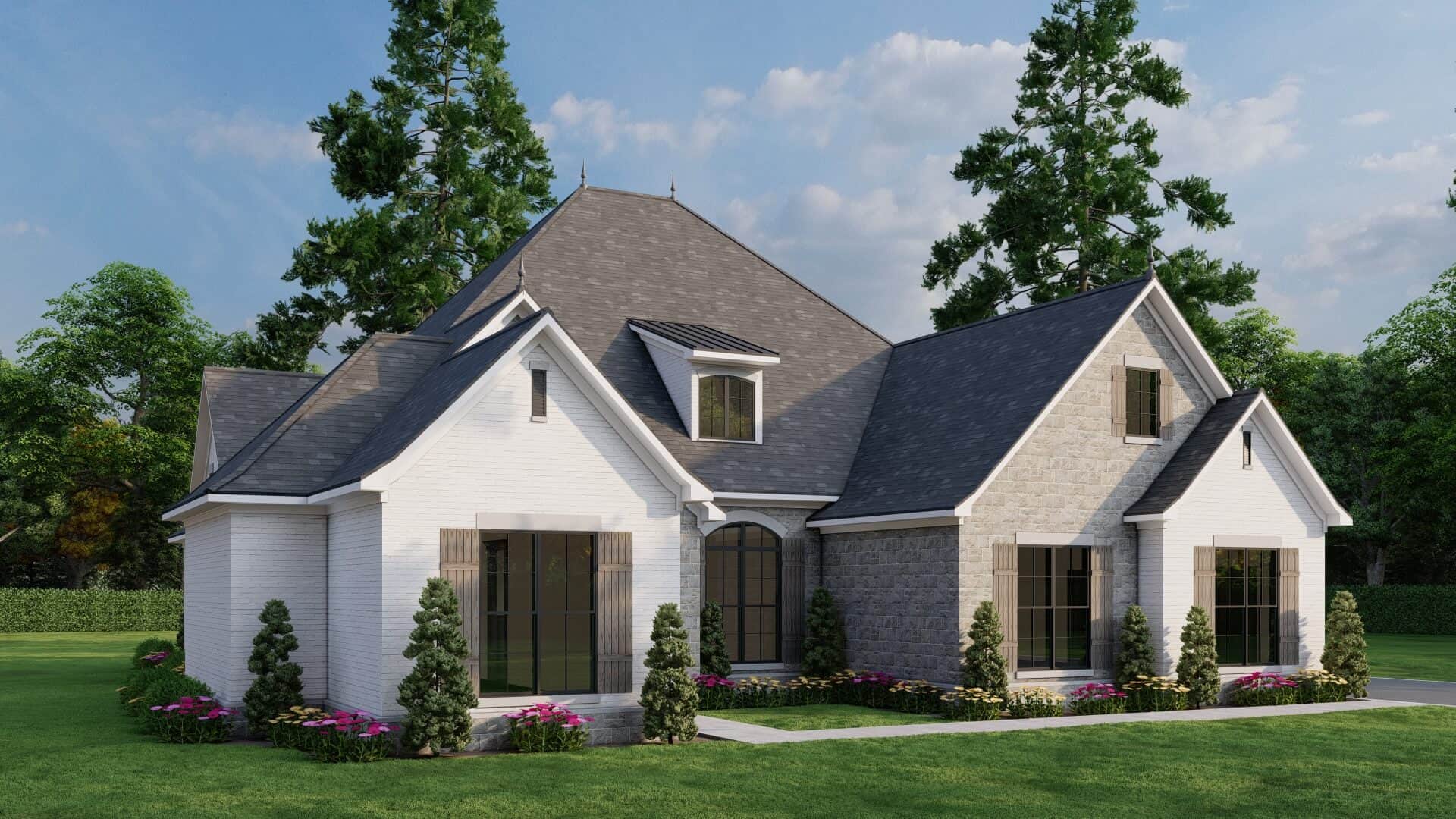 Left Side View of this 4-Bedroom,2640 Sq Ft Plan -193-1043