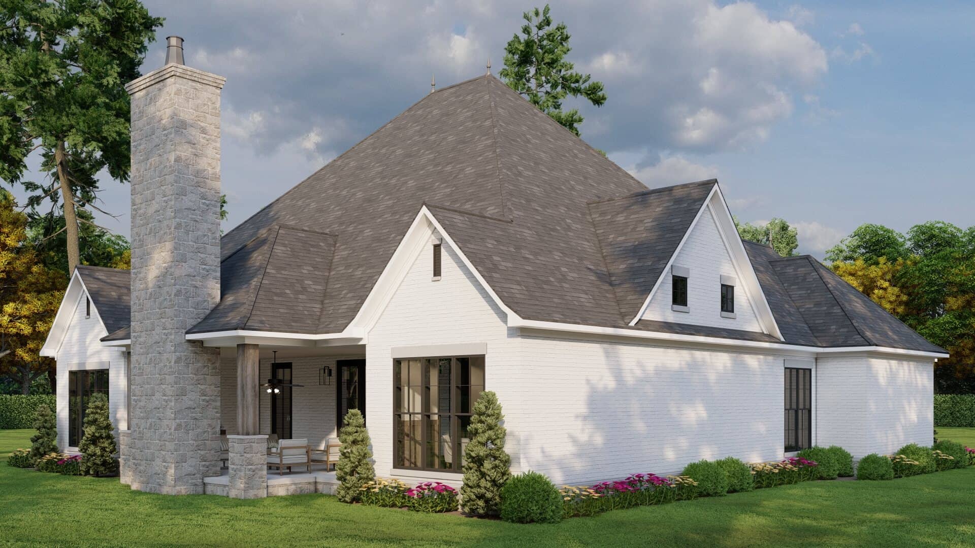 Left Side View of this 4-Bedroom,2640 Sq Ft Plan -193-1043