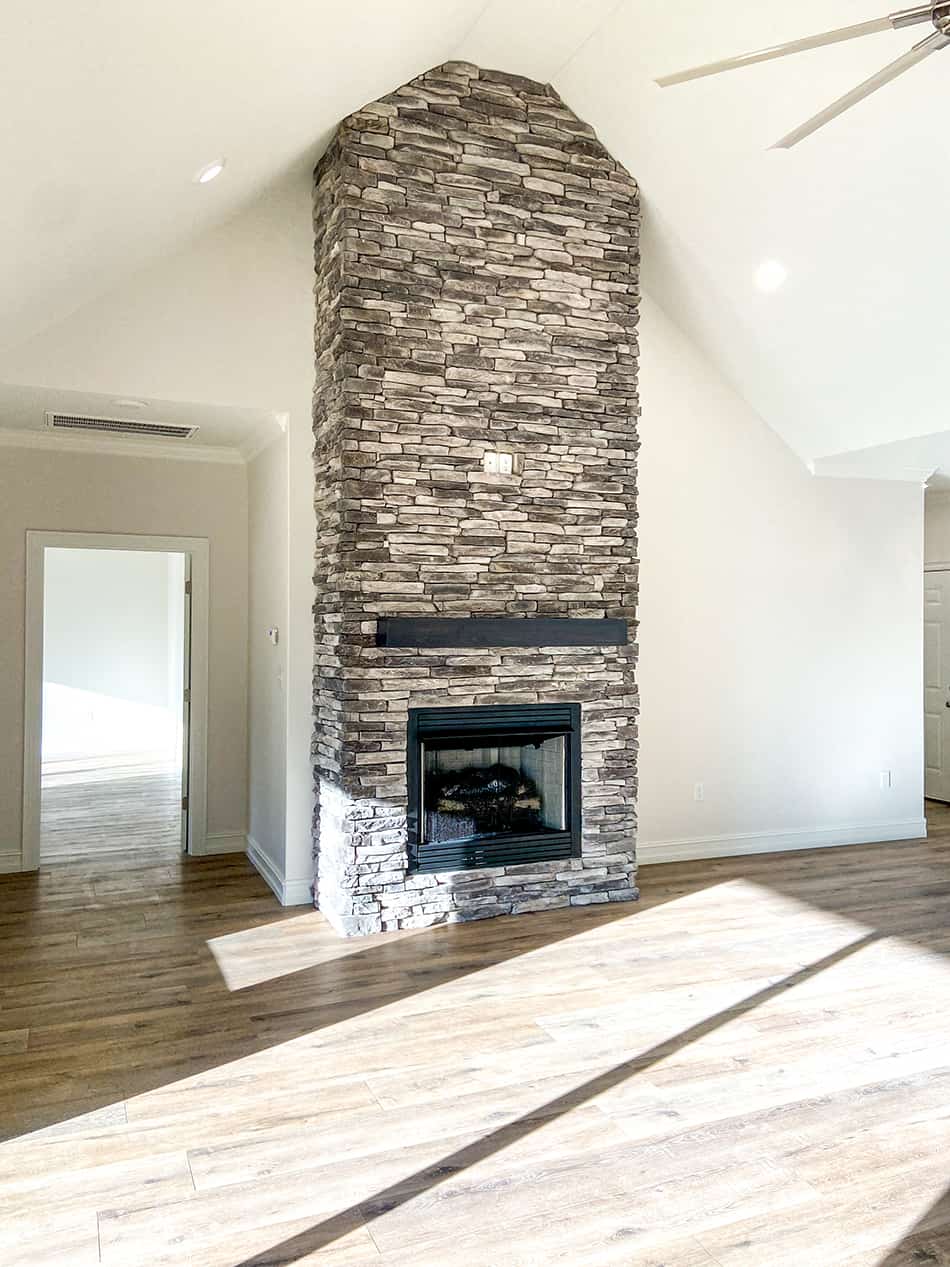 Great Room: Fireplace of this 4-Bedroom,2126 Sq Ft Plan -193-1045
