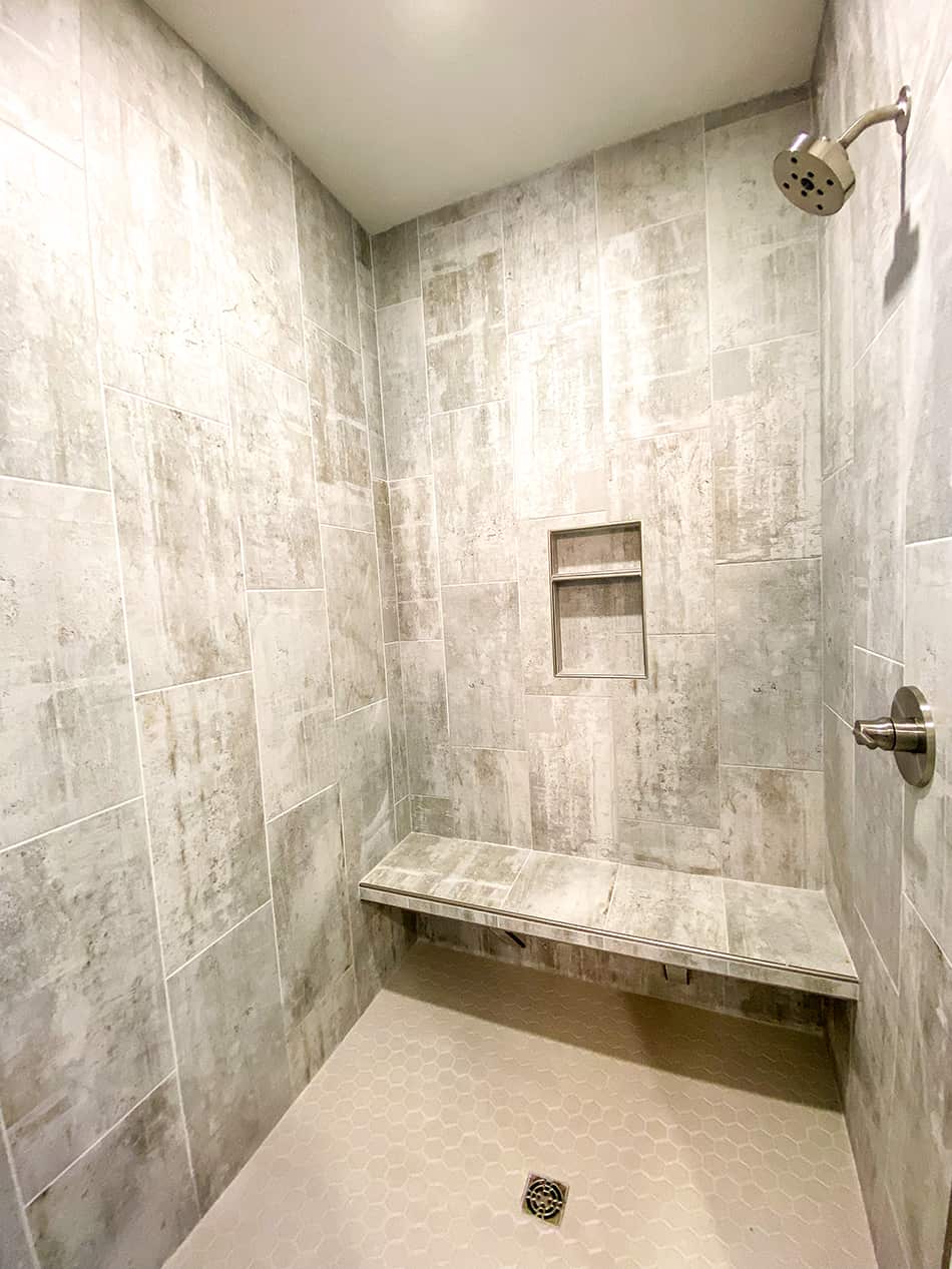 Master Bathroom: Shower of this 4-Bedroom,2126 Sq Ft Plan -193-1045