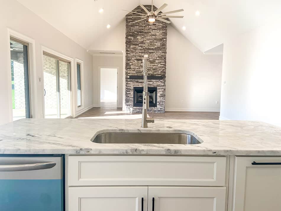 Kitchen: Kitchen Island of this 4-Bedroom,2126 Sq Ft Plan -193-1045