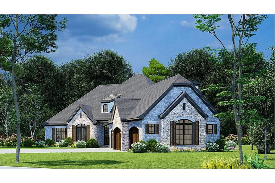 Right View of this 4-Bedroom,1901 Sq Ft Plan -193-1047