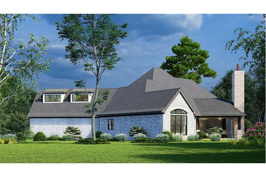 Left View of this 4-Bedroom,1901 Sq Ft Plan -193-1047