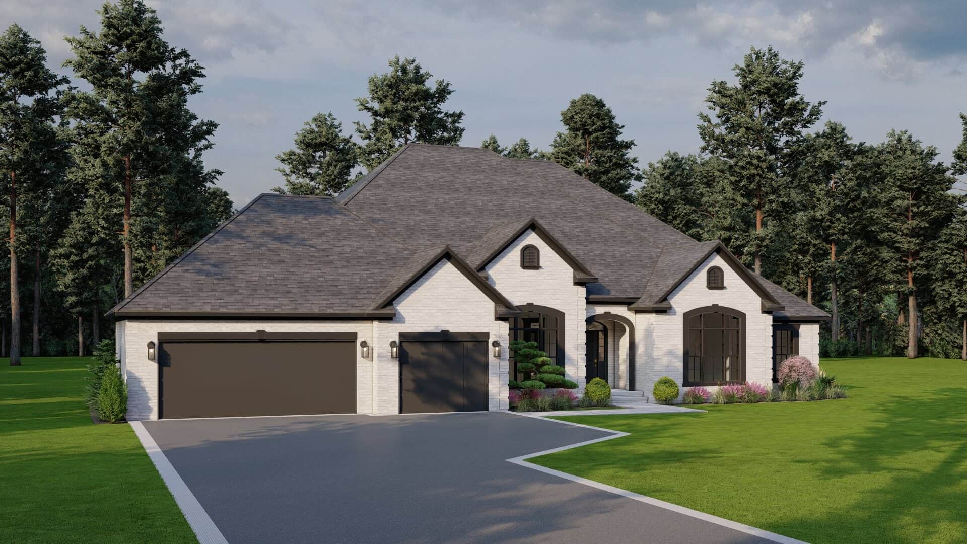 Front View of this 5-Bedroom,3264 Sq Ft Plan -193-1059