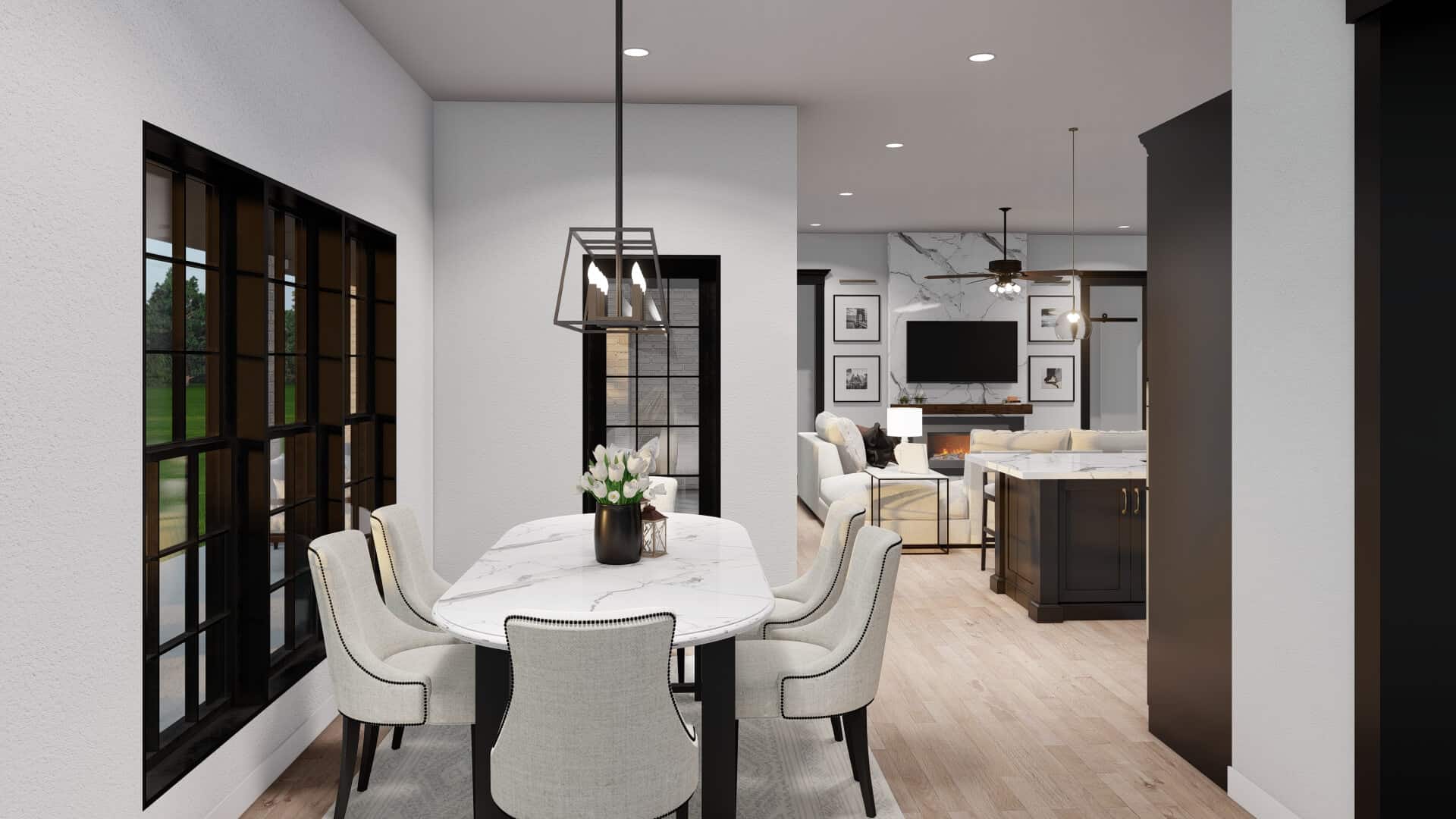 Dining Room of this 5-Bedroom,3264 Sq Ft Plan -193-1059