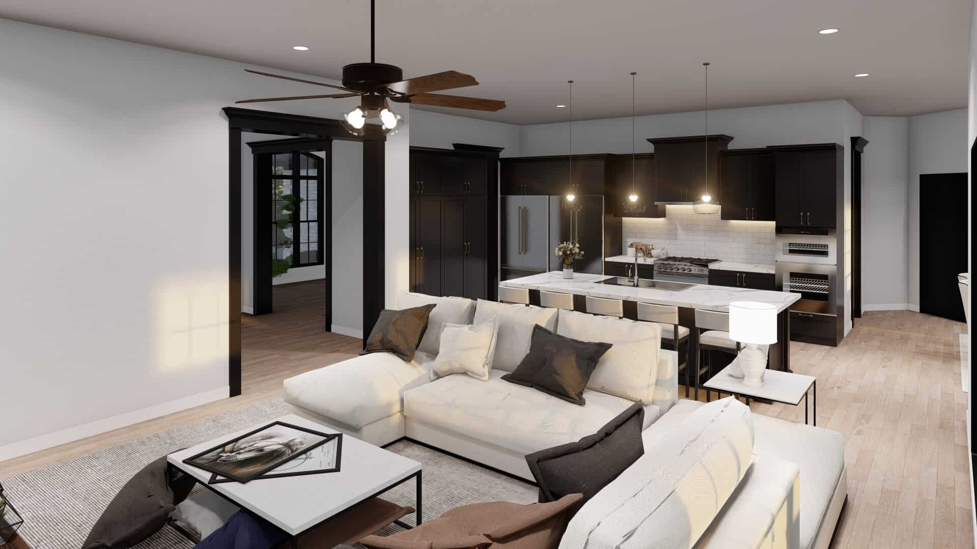 Great Room of this 5-Bedroom,3264 Sq Ft Plan -193-1059