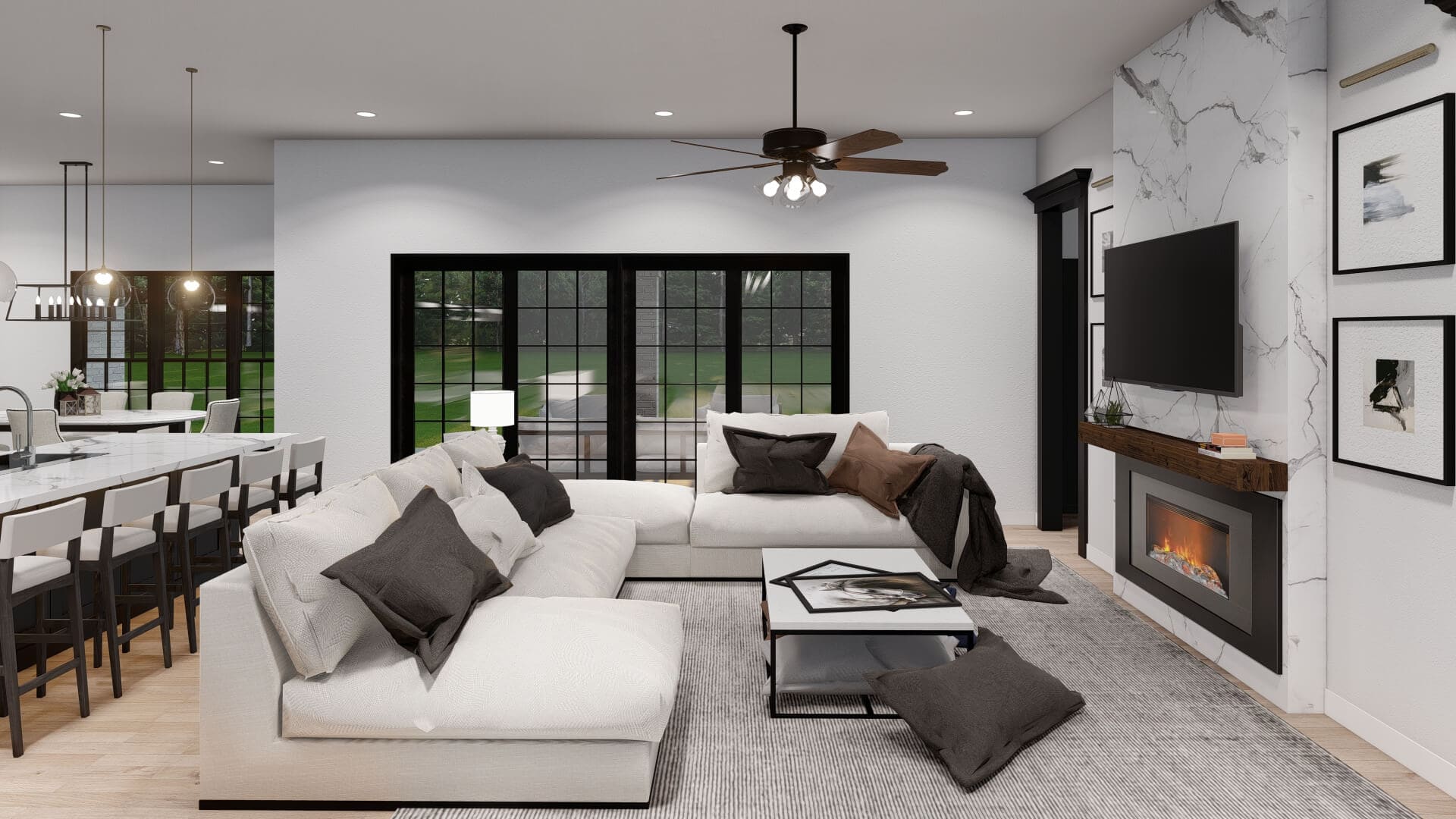 Great Room of this 5-Bedroom,3264 Sq Ft Plan -193-1059