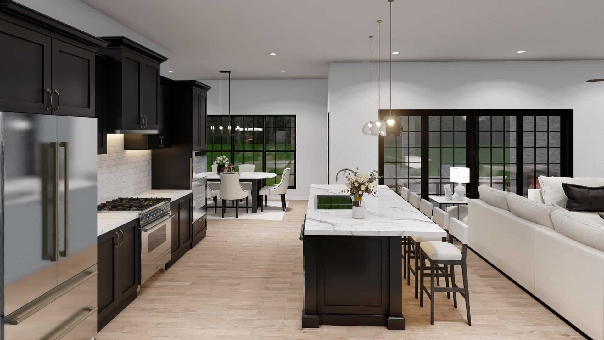 Kitchen of this 5-Bedroom,3264 Sq Ft Plan -193-1059