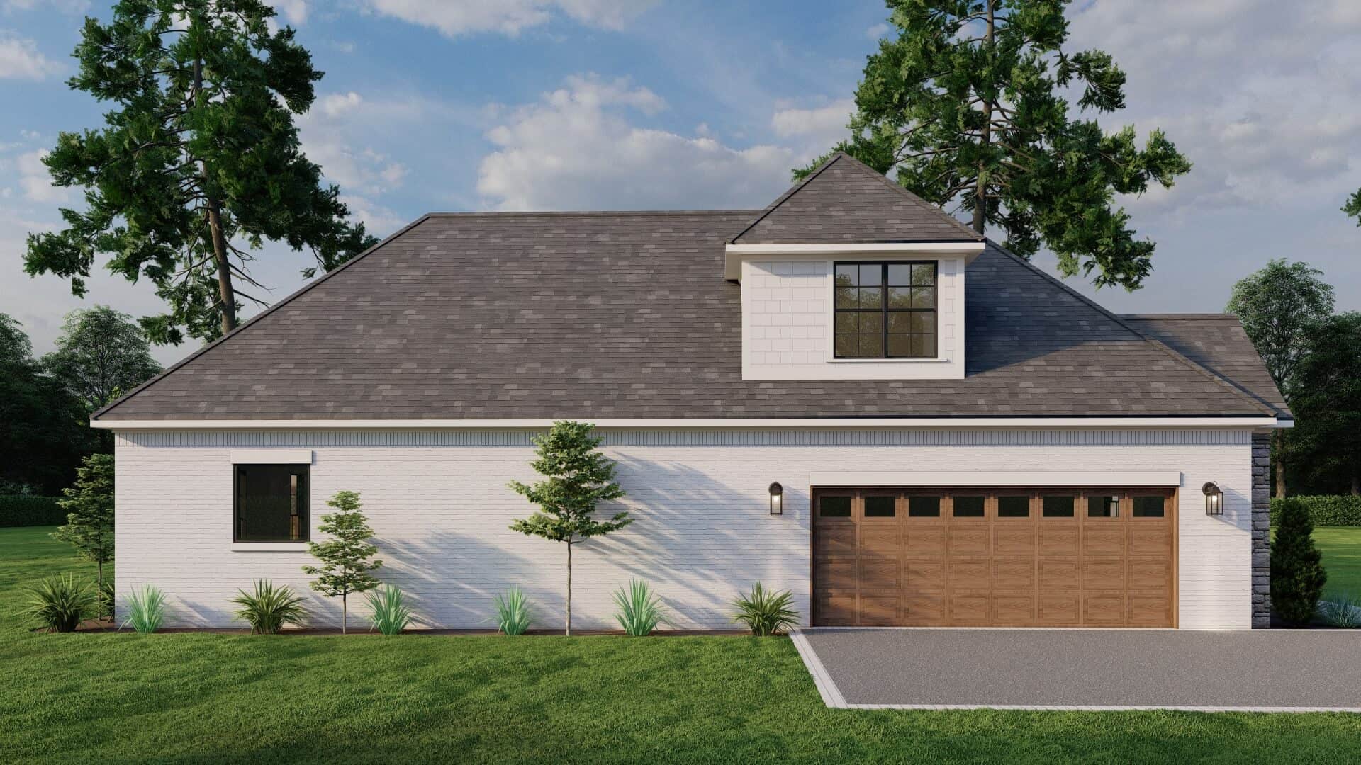 Left Side View of this 3-Bedroom,2199 Sq Ft Plan -193-1060