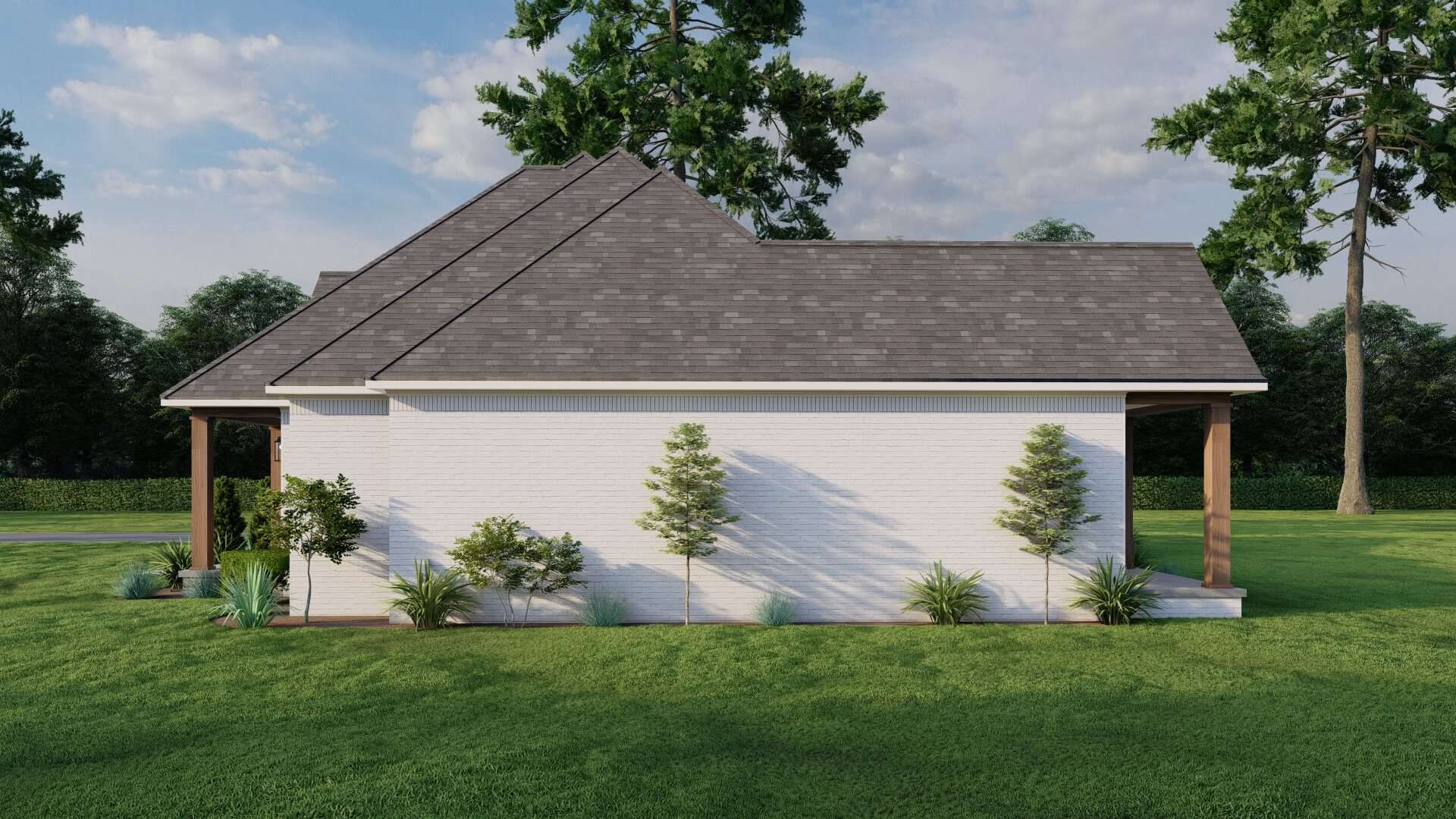Right Side View of this 3-Bedroom,2199 Sq Ft Plan -193-1060
