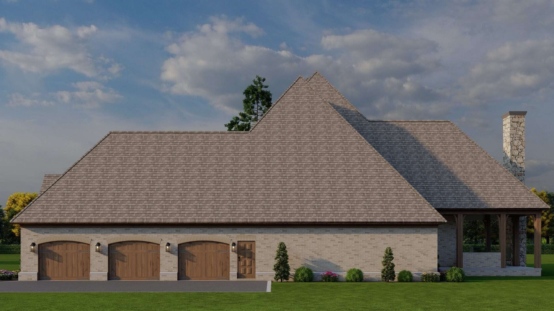 Right Side View of this 4-Bedroom,6001 Sq Ft Plan -193-1065