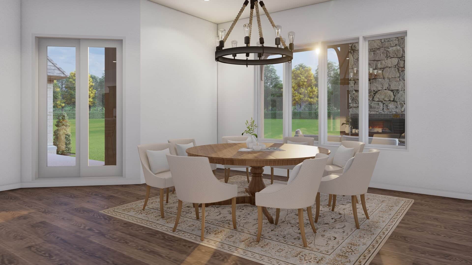 Dining Room of this 4-Bedroom,6001 Sq Ft Plan -193-1065