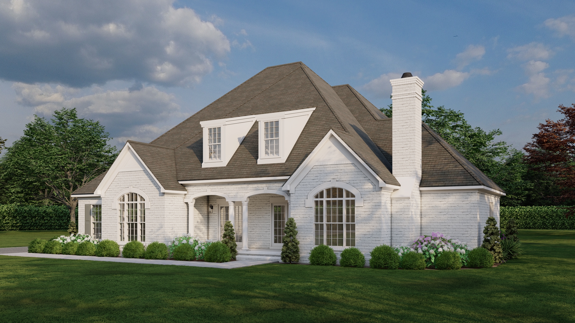 Right Side View of this 5-Bedroom,3526 Sq Ft Plan -193-1068
