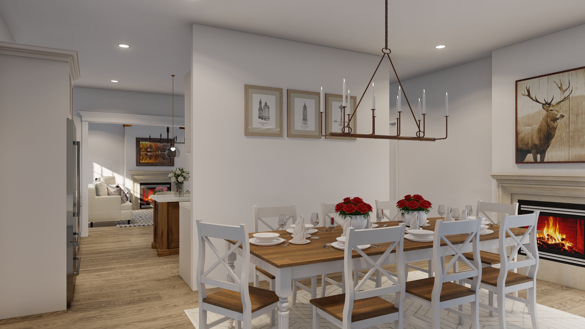 Dining Room of this 5-Bedroom,3526 Sq Ft Plan -193-1068