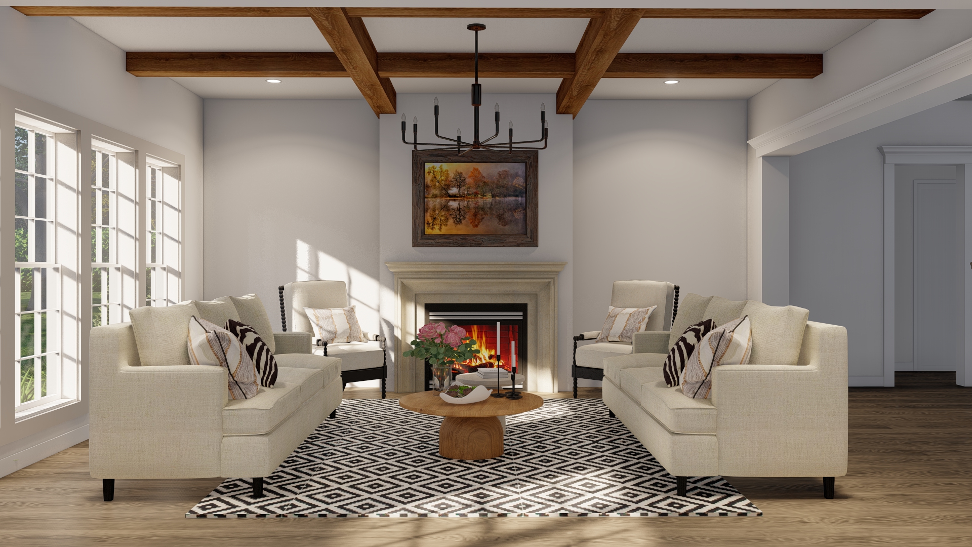 Great Room of this 5-Bedroom,3526 Sq Ft Plan -193-1068
