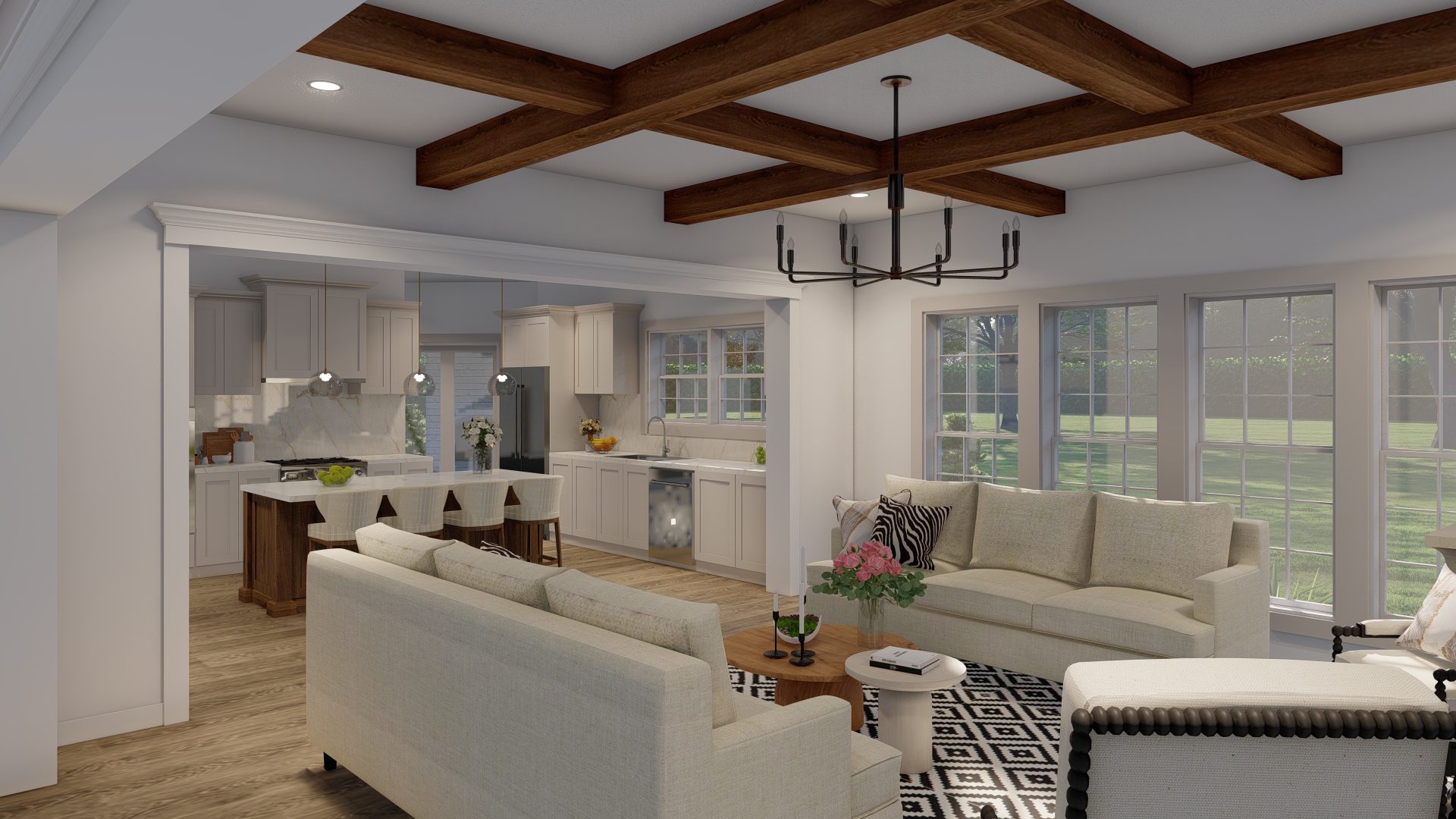 Great Room of this 5-Bedroom,3526 Sq Ft Plan -193-1068