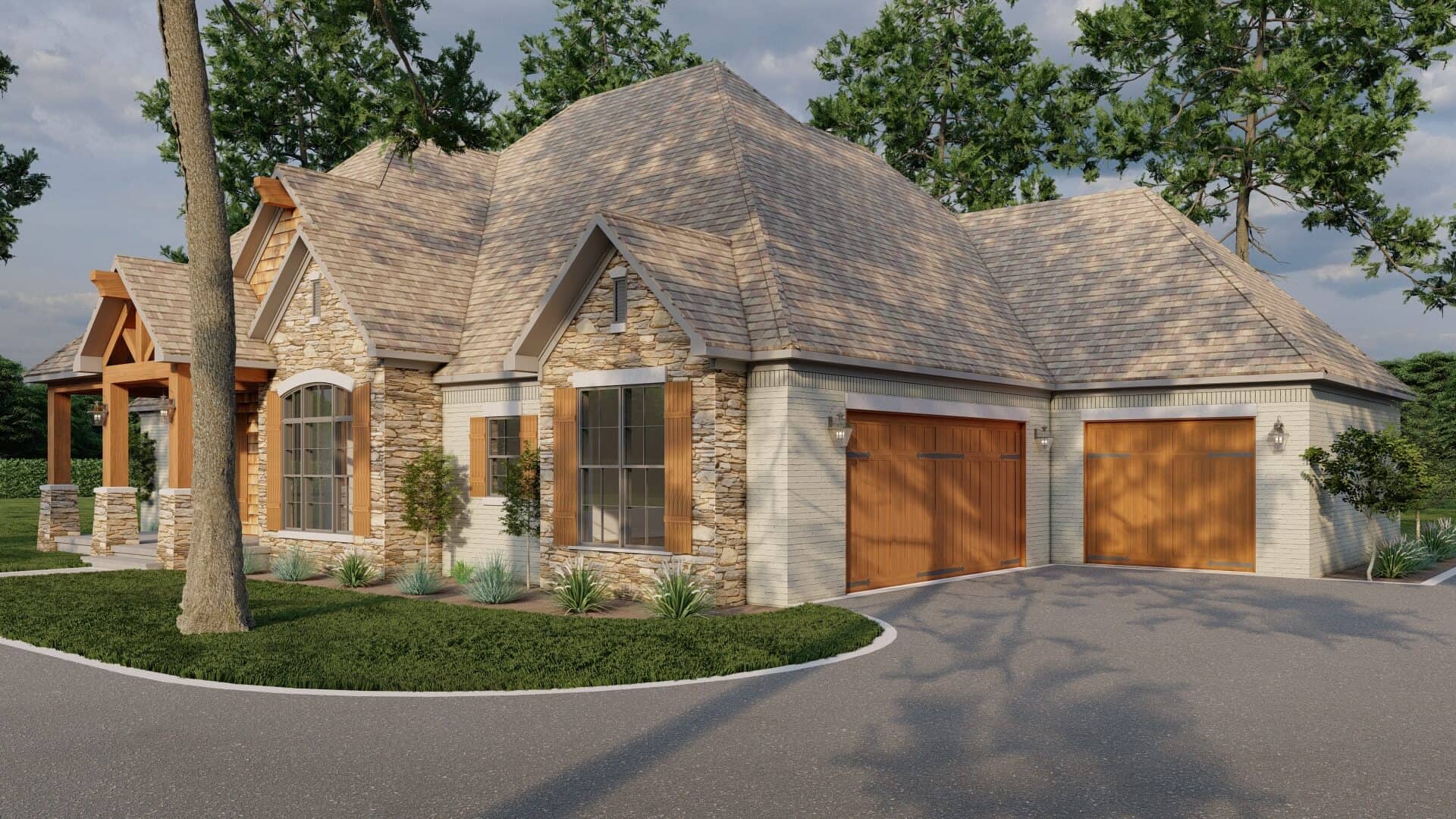 Right Side View of this 3-Bedroom,2253 Sq Ft Plan -193-1069