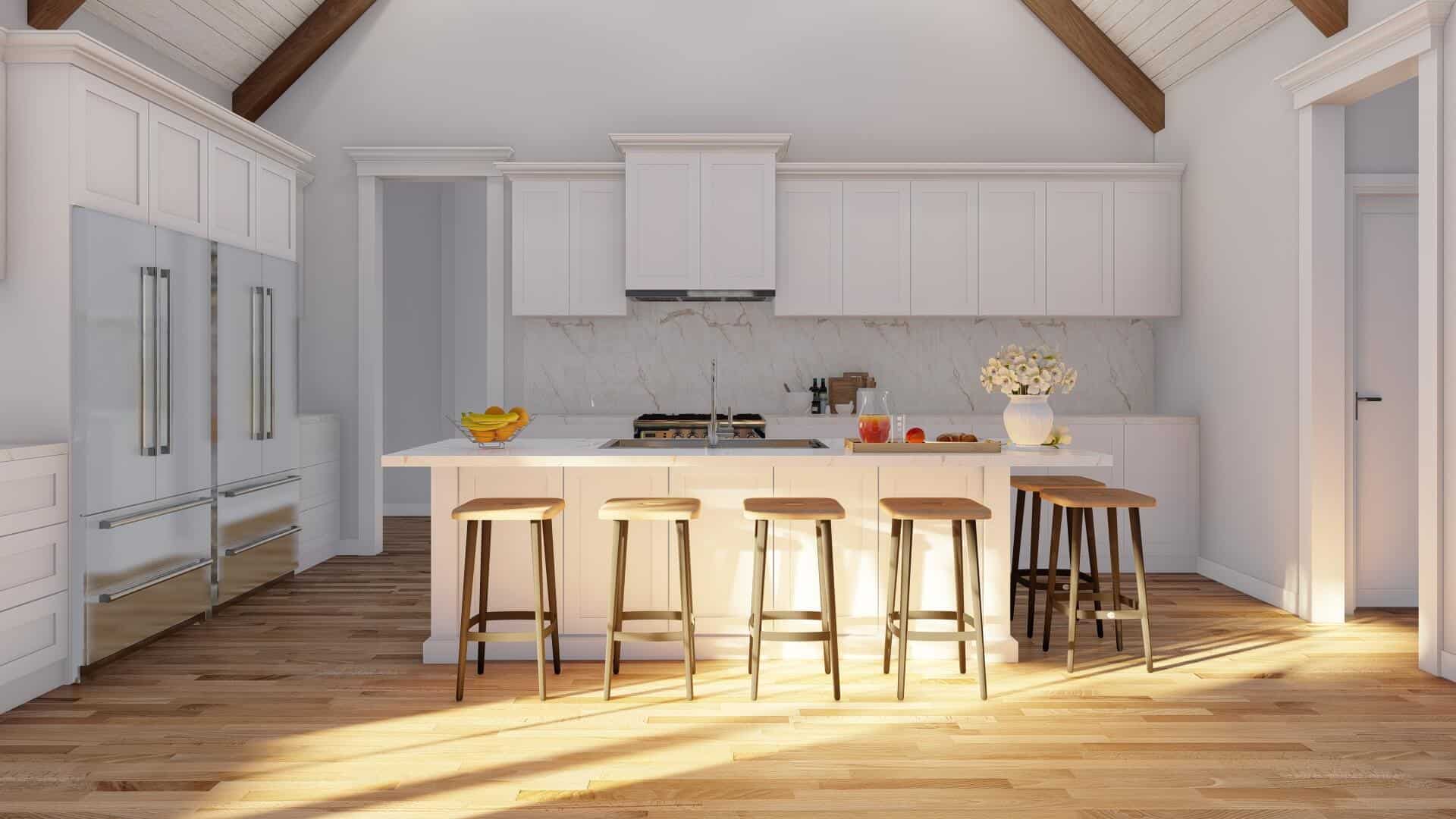 Kitchen: Kitchen Island of this 3-Bedroom,2253 Sq Ft Plan -193-1069