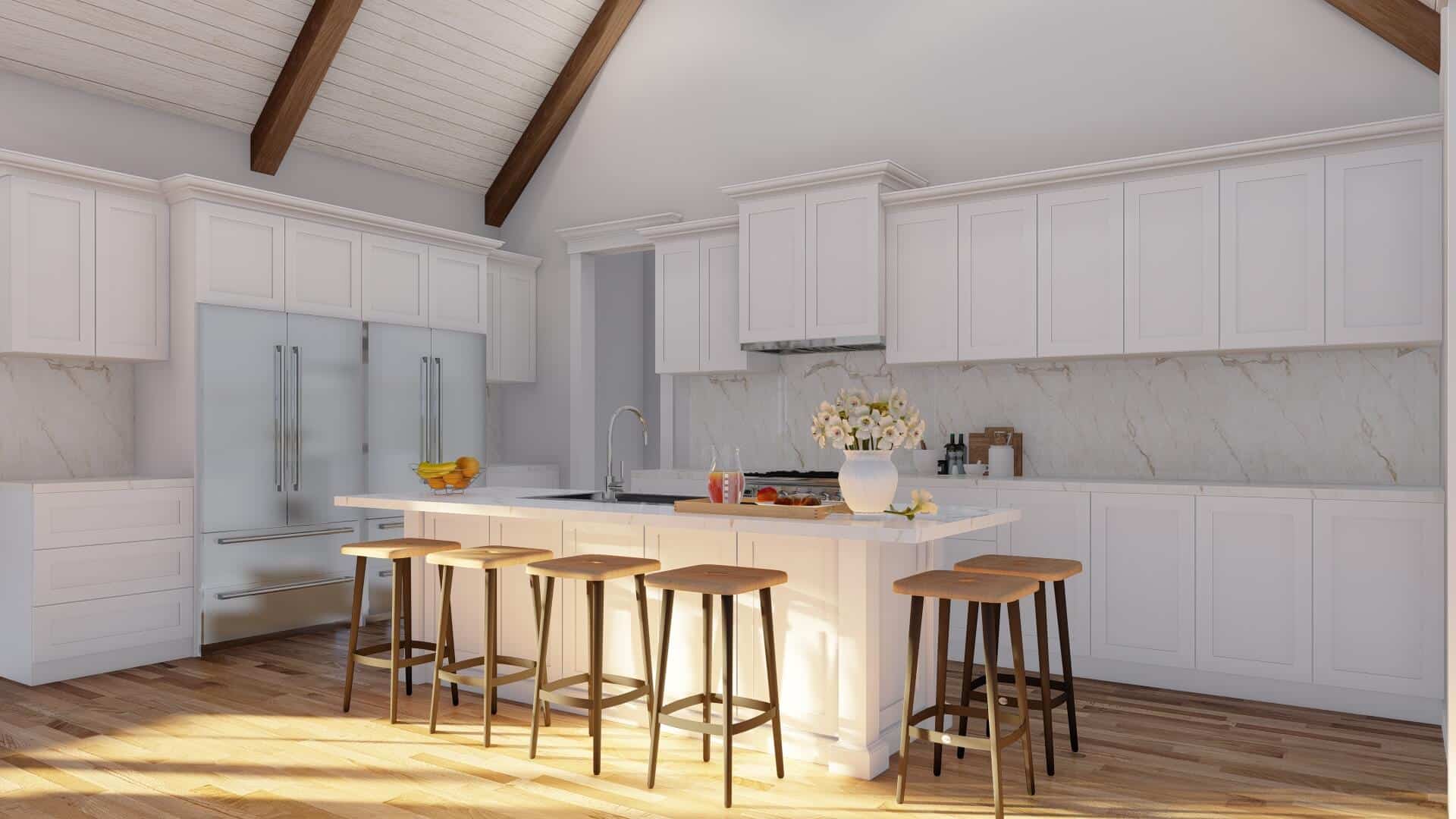 Kitchen: Kitchen Island of this 3-Bedroom,2253 Sq Ft Plan -193-1069