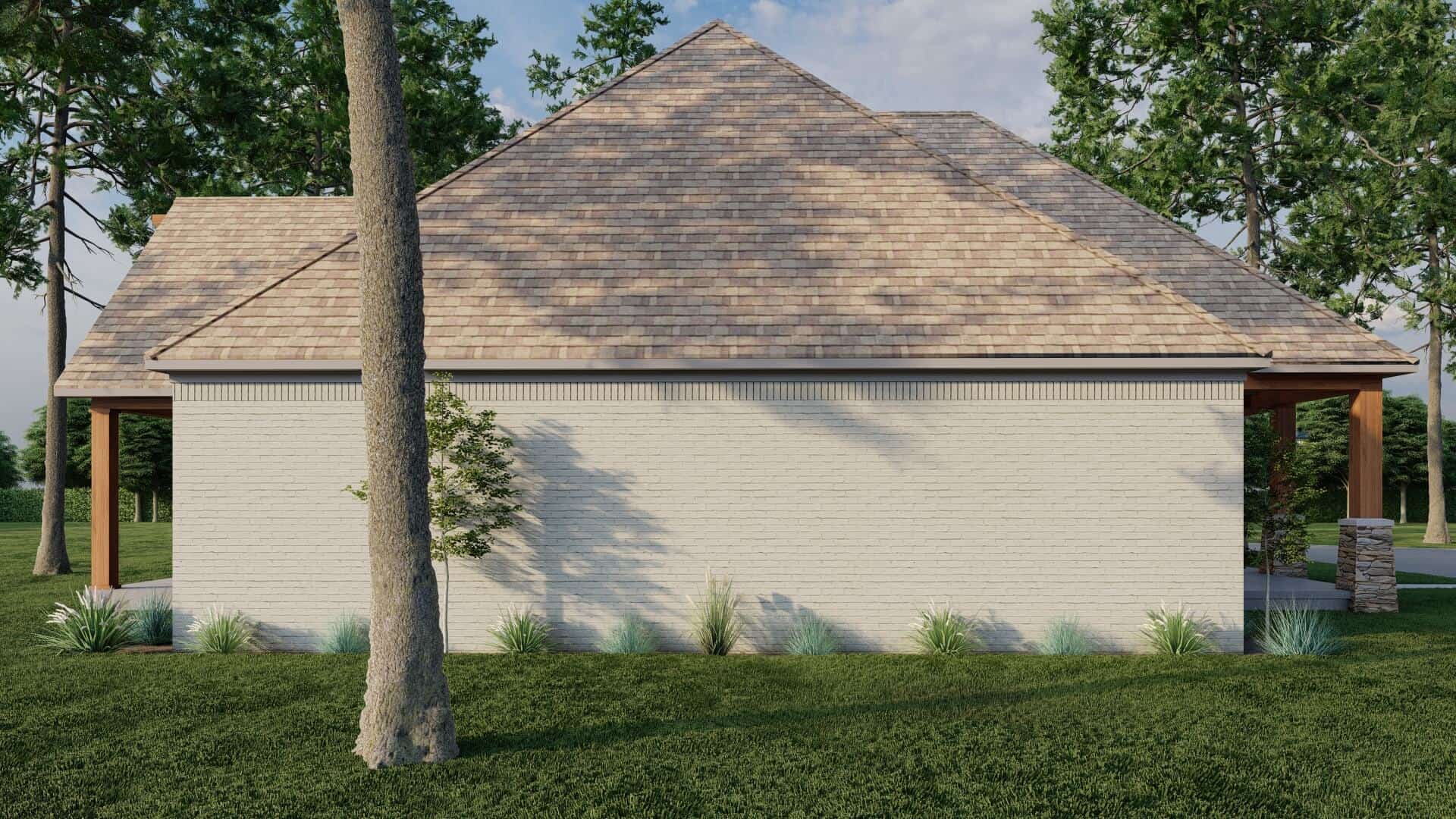 Left Side View of this 3-Bedroom,2253 Sq Ft Plan -193-1069